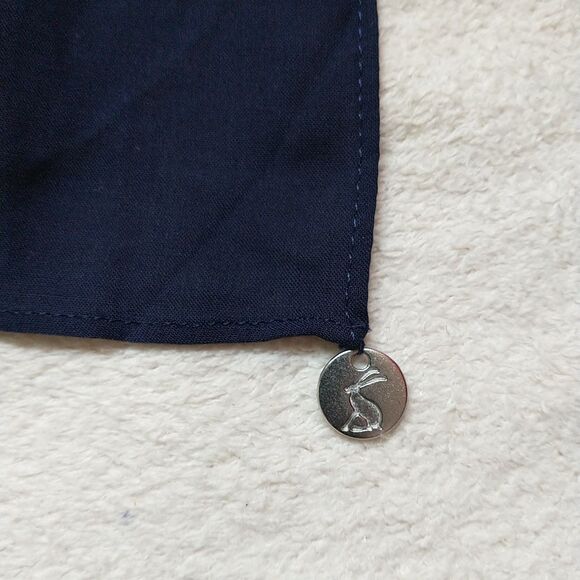 Joules Scarf Womens OS Navy Blue Bee L Lightweight Viscose Rectangle 25x78" New - Picture 6 of 9